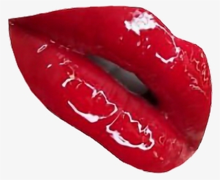 Red Lips Gloss Lipgloss Redaesthetic Aesthetic Tumblr - Inflatable