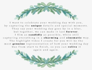 Webiste Wedding - Heaven Is Cheering You On Quote
