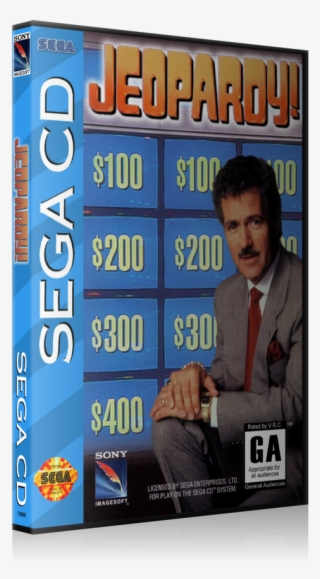 Jeopardy Replacement Retro Gaming Case - Sega Cd