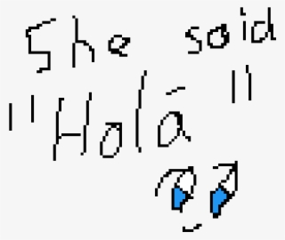 Hola - Calligraphy