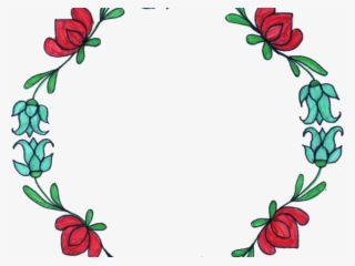 Flowers Borders Clipart Circle - Miss You My Papa