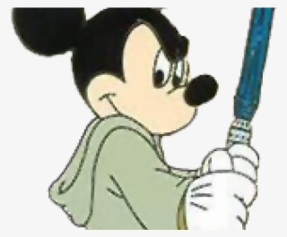 Star Wars Clipart Jedi - Jedi Mickey