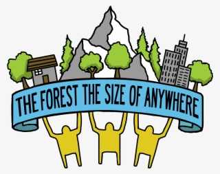 The Forest The Size Of Anywhere Logo - Cartoon