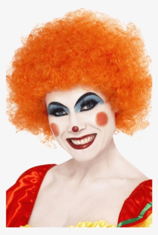 Orange Clown Wig