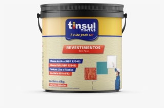 Textura Acrílica Rústica - Massa Corrida Tinsul 25kg