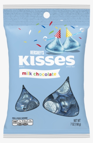 Hershey's Kisses Milk Chocolate Light Blue Birthday - Hershey Kisses Party Blue