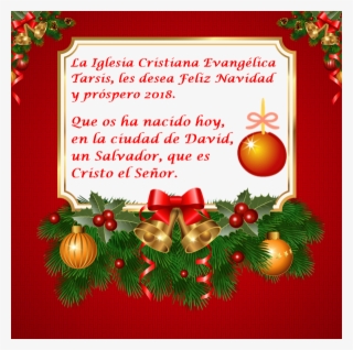 Felicitación De Navidad - Red Christmas Photo Frame