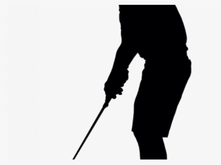 Golf Clipart Silhouette - Standing