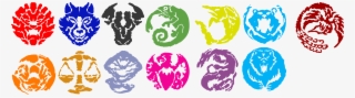 Purple Dragon - Uchu Sentai Kyuranger Symbols