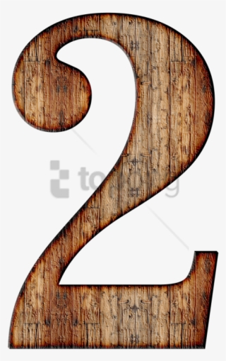 Free Png Wooden Number 2 Png Image With Transparent - Number 2 Wood Png