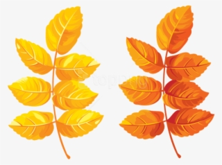 Free Png Download Fall Leaves Clipart Png Photo Png - Yellow Leaves Clipart Transparent