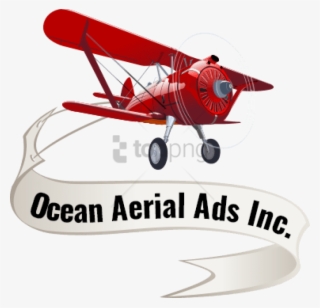 Free Png Airplane With Banner Png Image With Transparent - Ocean City Nj Plane Advertising