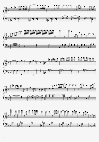 Sheet Music 2 Of 4 Pages - Five Nights At Freddy's Partitura