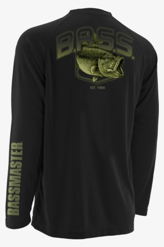 Huk Bassmaster Big Bass Raglan Long Sleeve T-shirt - Long-sleeved T-shirt