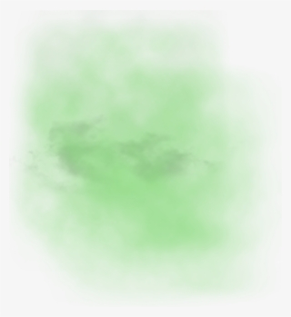 Halloween Sticker - Green Fog Transparent Background