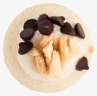 Cannoli Thumbnail Cupcake Flavor Overhead Image - Chocolate