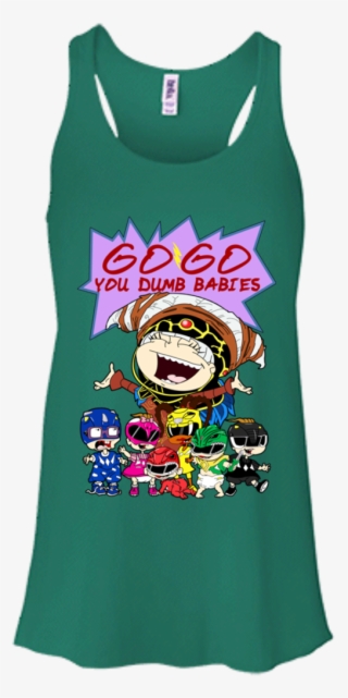 Go Go Dumb Babies Bella Flowy Racerback Tank - T-shirt