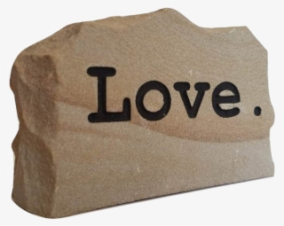 Love Decorative Real Stone Sign - Bag