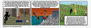Black Panther Example Storyboard - Farming Vs Industry Civil War
