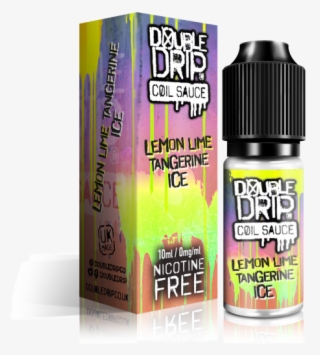 Double Drip Lemon Lime Tangerine Ice E-liquid 10ml - Cosmetics