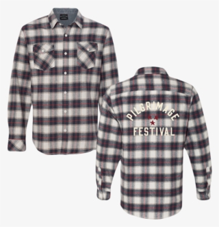 Tri Star Embroidered Flannel - Shirt