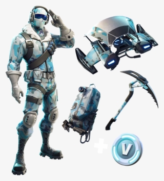 Frostbite - Outfit - Fnbr - Co Fortnite Cosmetics - Fortnite Deep Freeze Bundle