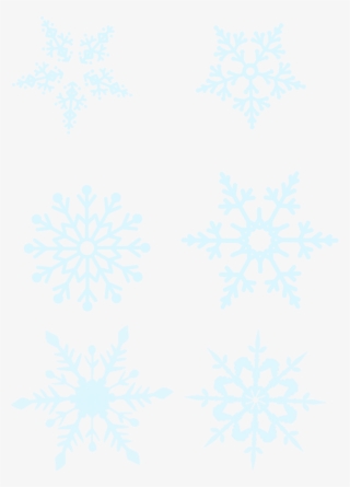 Blue Snowflakes Winter Commercial Elements Png And