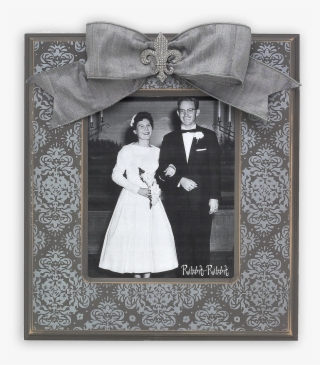 Silver Brocade Flannel 8×10 - Picture Frame