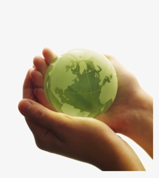 Earth In Hand Png High-quality Image - Green Earth In Hand