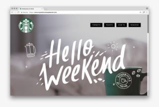 Designed, Drew, Animated, And Photographed Things For - Starbucks