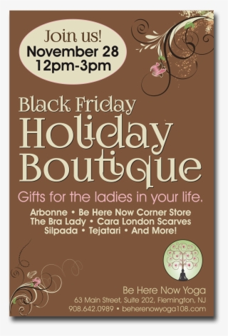 Bhny Holiday Boutique Flyer Shadow - Flyer