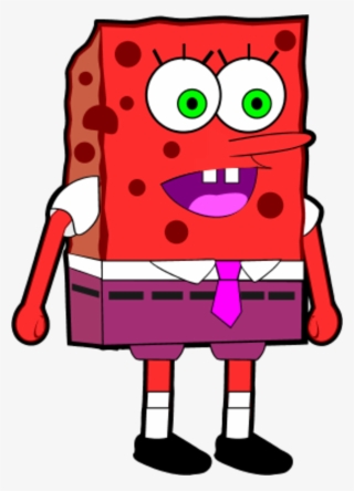 Sponge Bob Wearing Square Pants - Sponge Wearing Pants