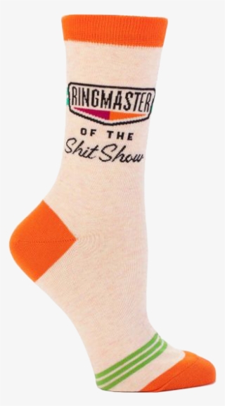 Ringmaster Of The Shit Show Socks - Meeting Is Bullshit Socks