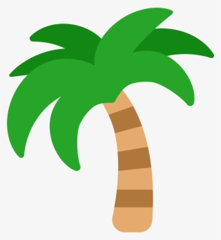 19 Emoji Clip Black And White Plant Huge Freebie For - Clip Art Transparent Palm Tree