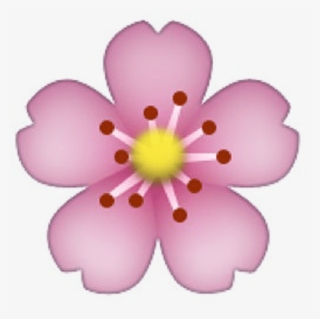 Tumblr Emoji Transparent Transparent Background - Pink Flower Iphone Emoji