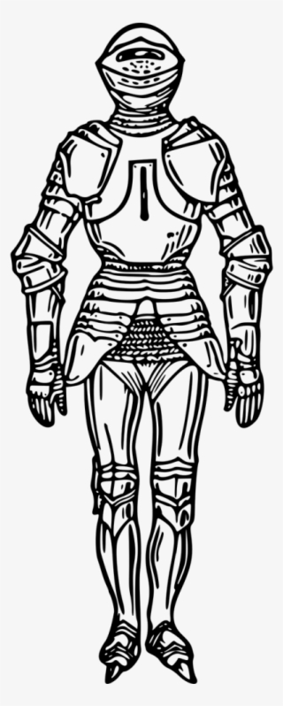 Vector Graphics - Suit Of Armour Drawing