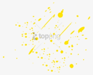 Free Png Download Yellow Paint Splash Png Png Images - Blue Paint Splatter Transparent