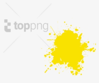 Free Png Download Yellow Paint Splash Png Png Images - Black Paint Splat Png