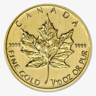 Golden Maple Leaf 1/10 Oz - Coin