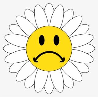 Sad Flower Clipart - Vector Graphics