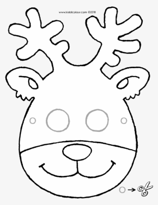 Sack Drawing Mask - Masque Cerf À Imprimer