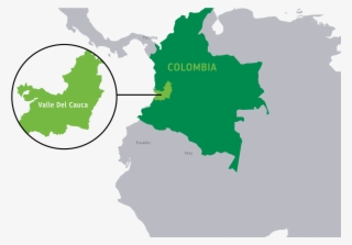 Partnerships - Colombia Map Silhouette