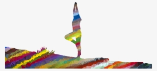 This Free Icons Png Design Of Low Poly Prismatic Streaked - Yoga