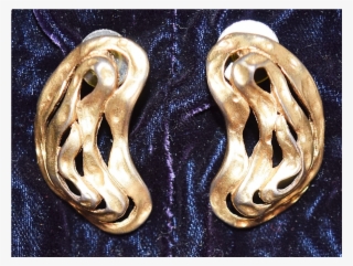 Vintage Goldtone Earrings - Earrings