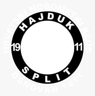 Hajduk Split Logo Black And White - Hajduk Split