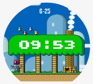 Yoshi's House Watch Face Preview
