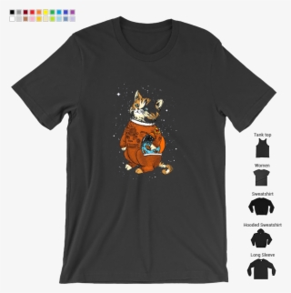 Astronaut Cat In A Space Suit T-shirt - Kids Learning Tube Earth T Shirt