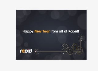 Happy New Year From All Rapid - Poster