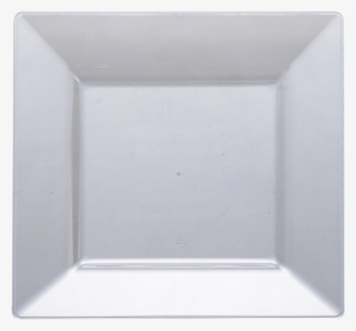 Clear Plastic Square 8in Salad Plate - Plate