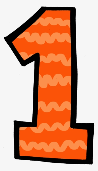Orange Clipart Number - Individual Number Number Clip Art